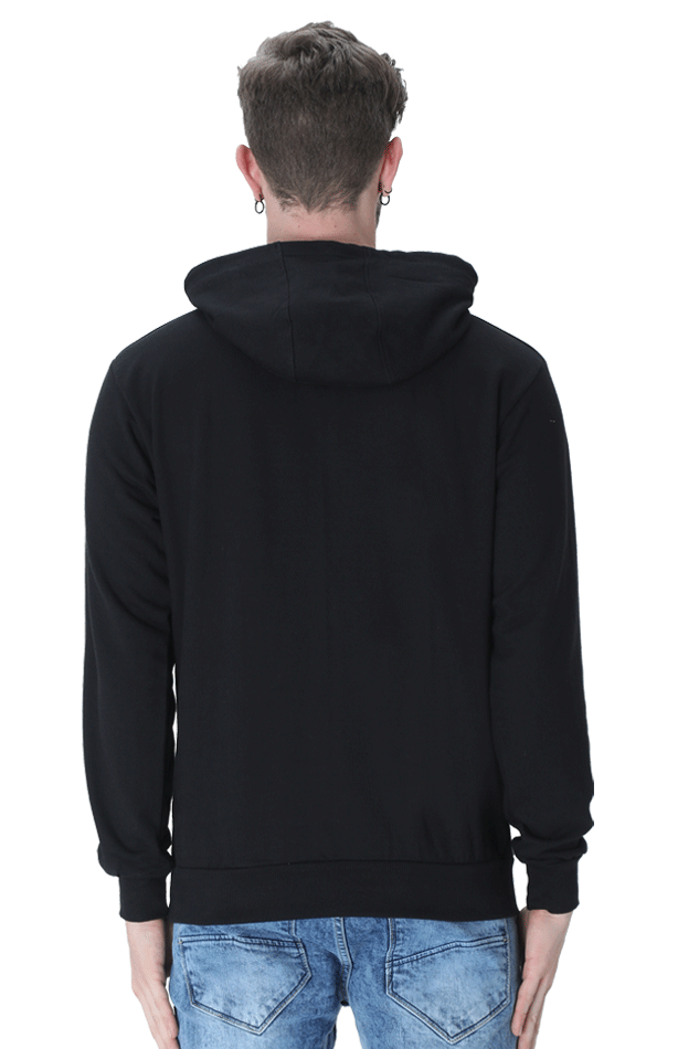 Believe Hooded Sweatshirt & Joggers Combo - Black