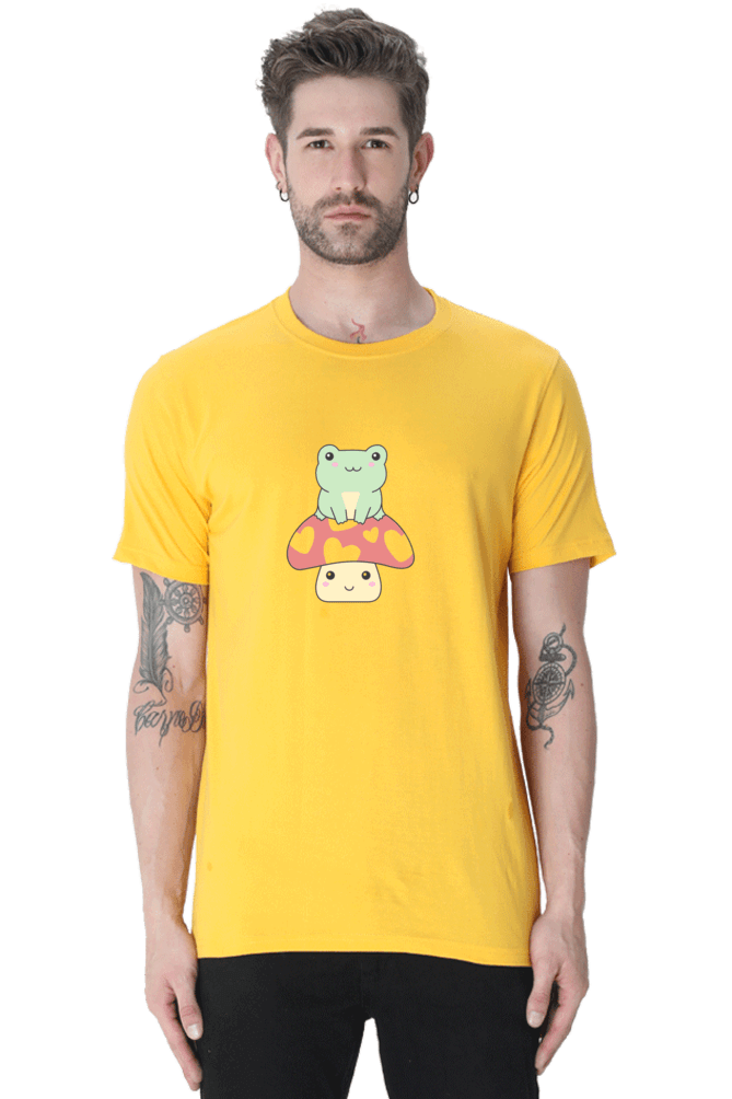 Frog Unisex Round Neck Tshirt