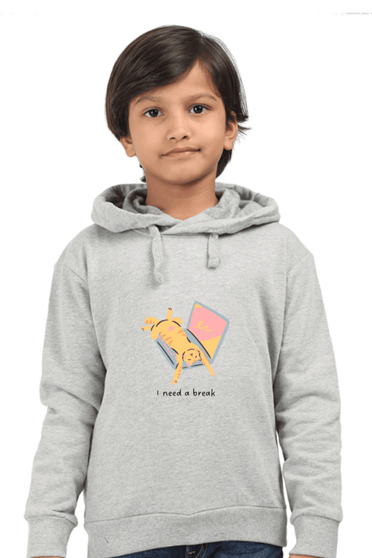 I Need a Break Kids Hooded Sweatshirts