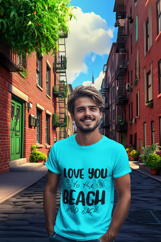 Love You To The Beach Unisex Tshirt